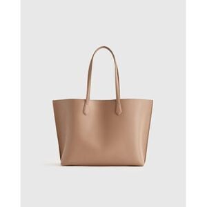 Quince Tan Leather Tote Bag